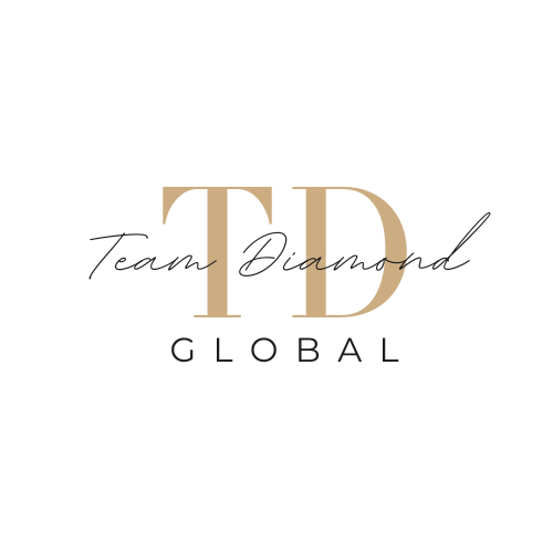 Team Diamond Logo black font
